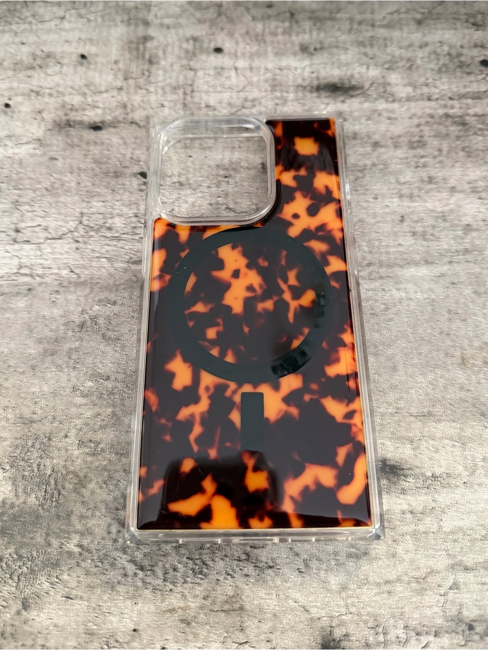 Flaunt Tortoiseshell Clear Bumper Phone Case 15 Pro